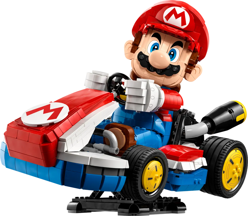 Set LEGO 72037 Mario Kart de 1972 piezas con figura construible Mario y vehículo icónico para coleccionistas adultos
