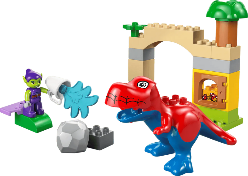 Set LEGO DUPLO 10463 completo Spidey-Rex Duende Verde arco cámara tesoro 25 piezas
