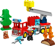 Set LEGO DUPLO 10473 con camión bomberos, árbol, ardilla, bombero y herramientas
