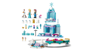 Set LEGO Frozen con castillo 2 niveles, vía trineo y 7 personajes Disney