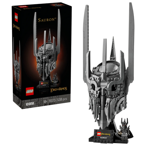Set LEGO Icons 11373 Sauron caja producto completo adultos
