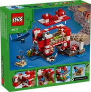 Set LEGO Minecraft 21270 Casa Champiñaca completo con todas las piezas y figuras incluidas

