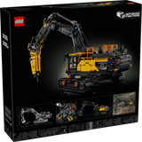 Set LEGO Technic 42215 Excavadora Volvo EC500 Hybrid de 2.028 piezas, modelo motorizado con brazo excavador funcional y cabina giratoria para constructores expertos
