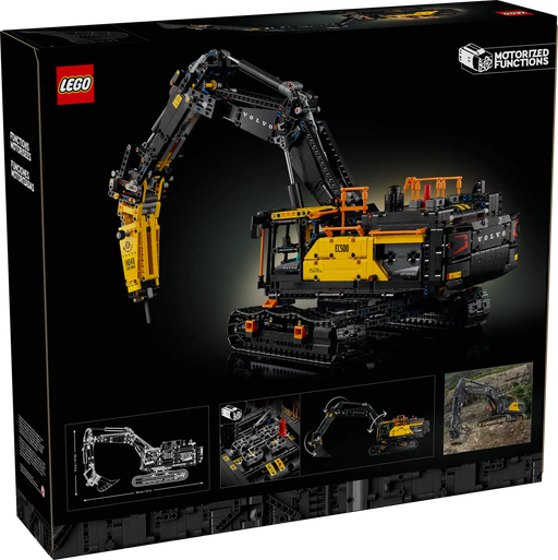 Set LEGO Technic 42215 Excavadora Volvo EC500 Hybrid de 2.028 piezas, modelo motorizado con brazo excavador funcional y cabina giratoria para constructores expertos
