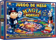 Set completo Gran Juego Magia Borras con más de 100 trucos, accesorios profesionales, cartas, monedas, cuerdas y DVD instructivo para niños magos
