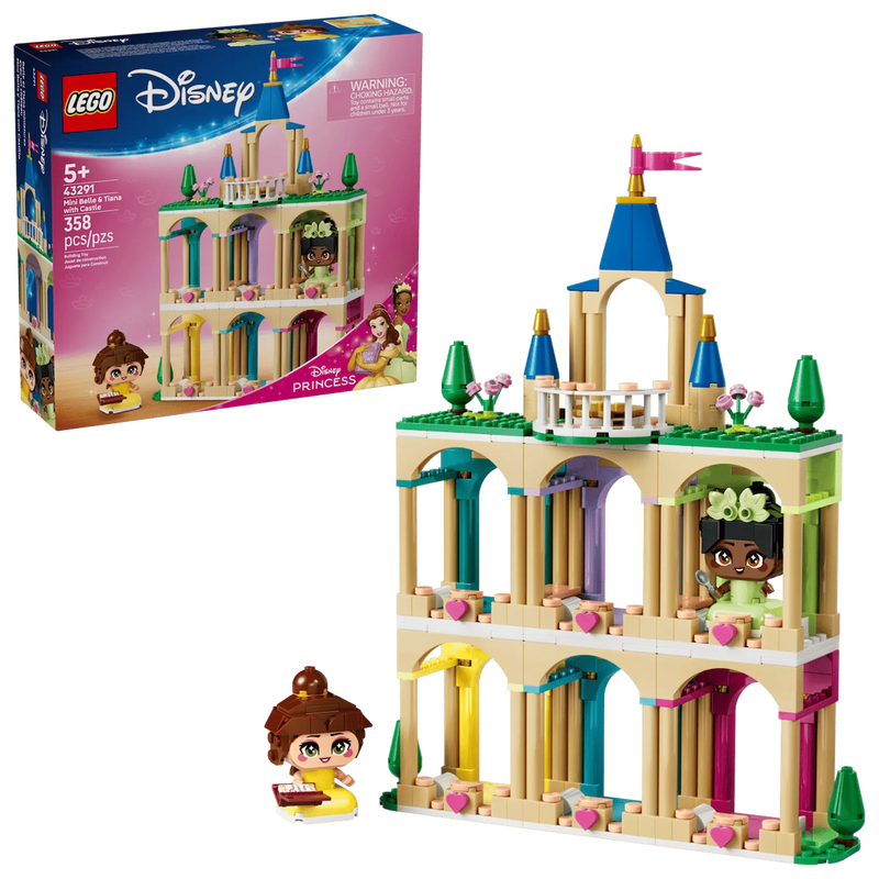 Set completo LEGO Bella Tiana castillo 3 pisos libro cuchara y decoración
