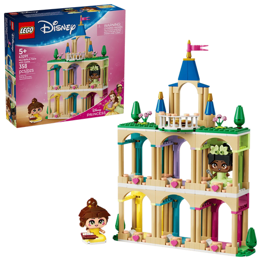 Set completo LEGO Bella Tiana castillo 3 pisos libro cuchara y decoración
