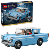 Set completo LEGO Harry Potter 76470 con caja, Ford Anglia construido 25cm, Ron, Harry y Hedwig
