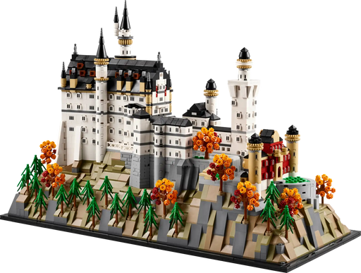 Set de construcción LEGO 21063 Castillo de Neuschwanstein completo de 31x46x20 cm, perfecto para coleccionistas y entusiastas de la arquitectura europea
