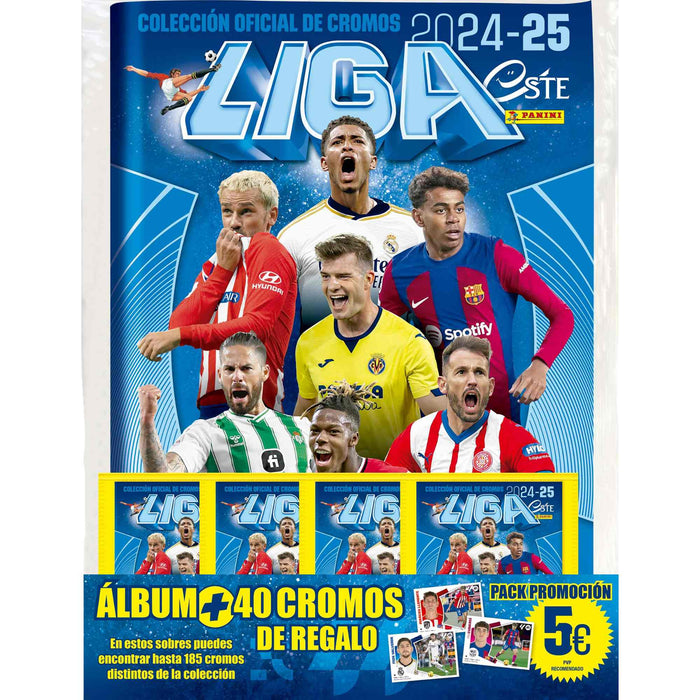 Panini Pack Lanzamiento Liga Este 24/25 con 5 Sobres