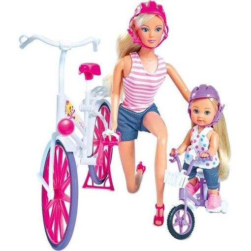 Simba Toys Stefi y Evi Love con Bici (105733045)