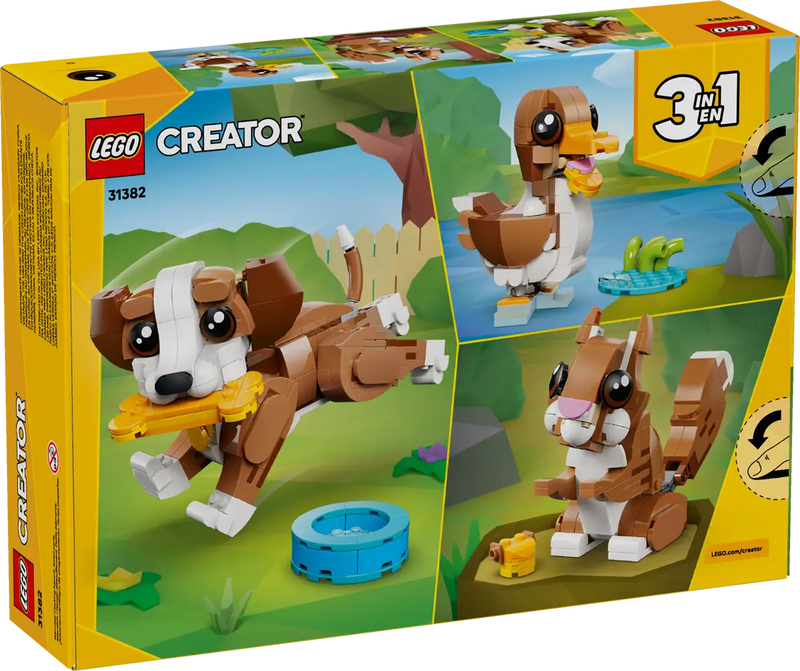 Simpáticos Animales: Cachorro Juguetón LEGO Creator - Caja ref. 31382