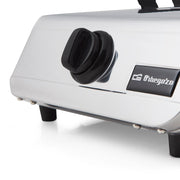 Sistema de encendido piezoeléctrico del hornillo FO 1710, detalle del mecanismo de ignición automática sin necesidad de cerillas ni mecheros
