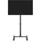 Soporte de TV universal de suelo Bontec con ruedas y altura ajustable para televisores de 13 a 42 pulgadas.