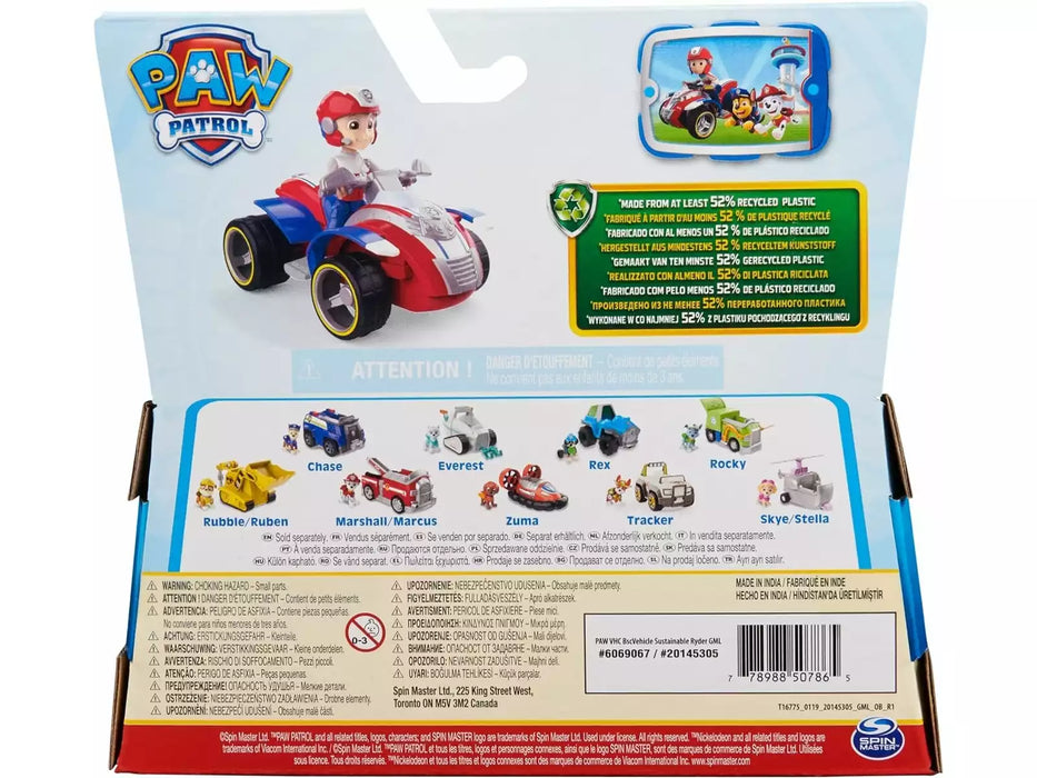 Spin Master Vehiculo Sostenible Patrulla Canina Ryder (6069067)