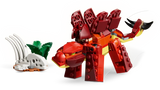 Stegosaurus LEGO Creator con placas dorsales y cola articulada