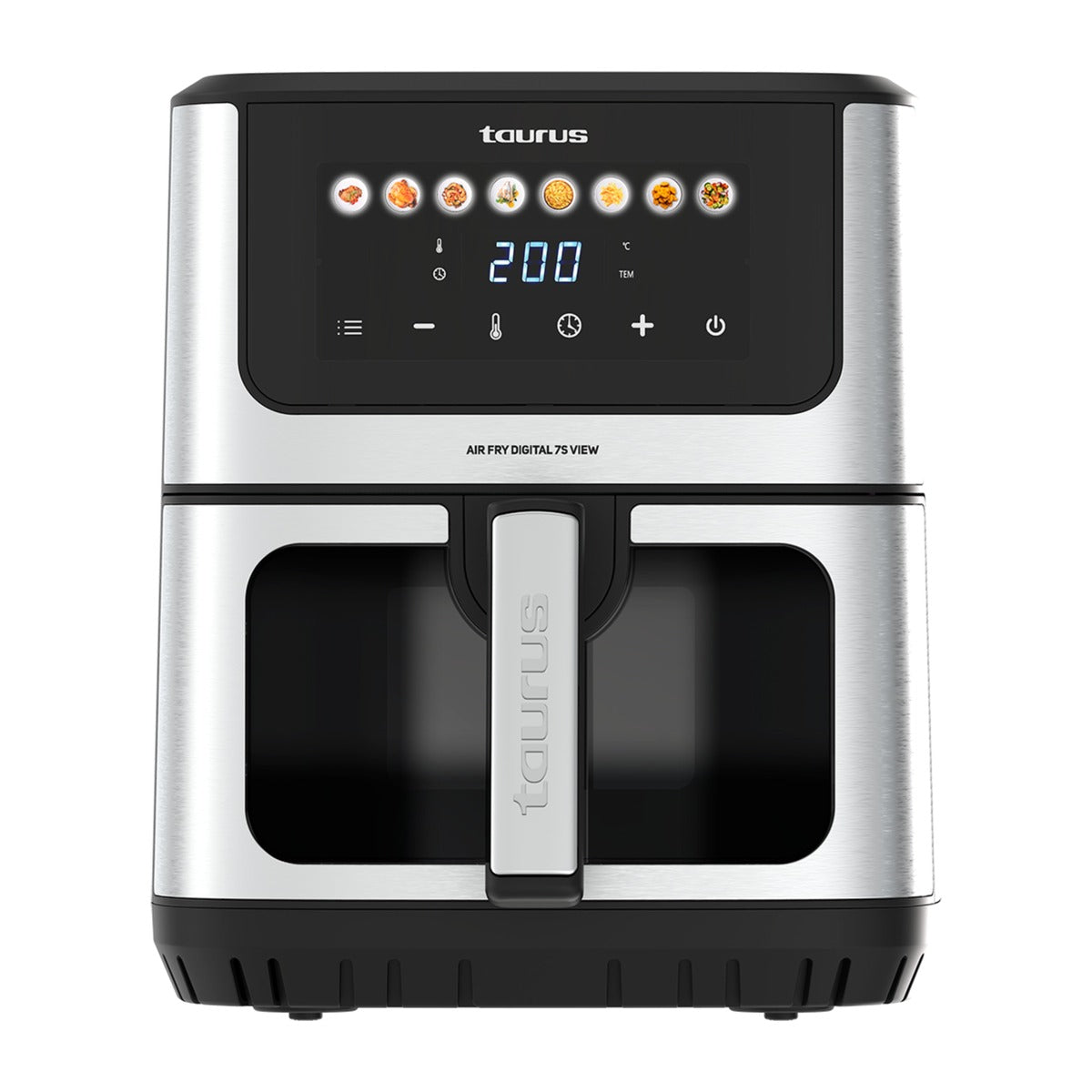 Freidora sin aceite Taurus Air Fry Digital 7S View de 6,5 litros con ventana y pantalla táctil digital