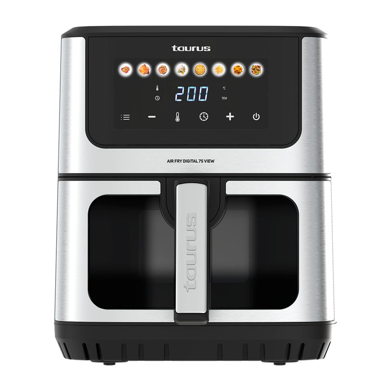 Freidora sin aceite Taurus Air Fry Digital 7S View de 6,5 litros con ventana y pantalla táctil digital