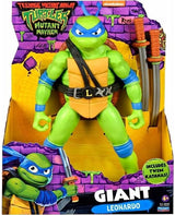 TMNT Figuras Gigantes Leonardo 30 cm de Famosa con bandana azul, katanas gemelas y diseño auténtico del líder de las Tortugas Ninja
