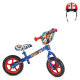 Pack Bicicleta sin Pedales Paw Patrol + Casco Infantil - Toimsa: bicicleta y casco