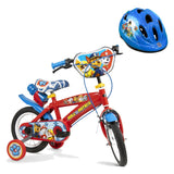 Pack Pack Bicicleta 12'' Paw Patrol + Casco a Juego: bicicleta y casco a juego