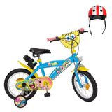 Pack Bicicleta 14'' Bob Esponja + Casco Infantil - Toimsa