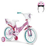 Pack Bicicleta 16'' Minnie Mouse + Casco Infantil - Toimsa: bicicleta y casco