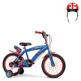 Pack Bicicleta 16'' Spiderman + Casco Infantil - Toimsa: bicicleta y casco