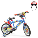 Pack Bicicleta 16'' Superman + Casco Infantil - Toimsa: bicicleta y casco
