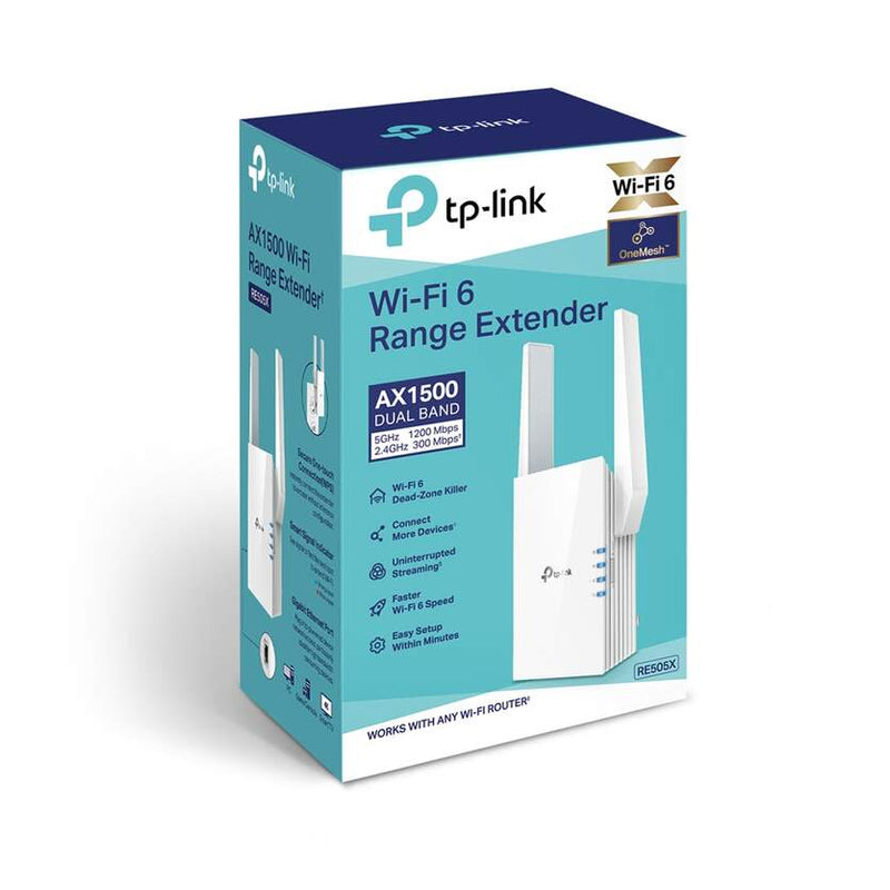 TP-Link Wifi 6 Coverage Extender (RE505X)