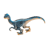 Dinosaurio blandito con sonido Toy Planet – modelo velocirraptor azul