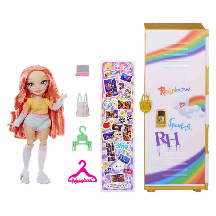 Mga Rainbow High Muñeca con taquilla (121015)