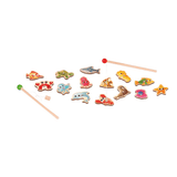 Juego de pesca de madera Toy Planet – peces y cañas sin el bote