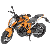 Moto a escala 1:10 Welly – modelo naranja
