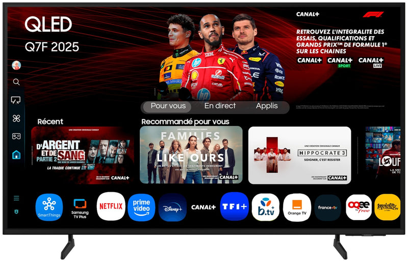 TV Samsung QLED 55" TQ55Q7F con tecnología 4K UHD y procesador Q4 AI
TV Samsung QLED 55" TQ55Q7F con tecnología 4K UHD y procesador Q4 AI
