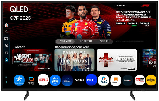 TV Samsung QLED 55" TQ55Q7F con tecnología 4K UHD y procesador Q4 AI
TV Samsung QLED 55" TQ55Q7F con tecnología 4K UHD y procesador Q4 AI

