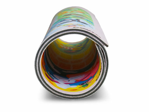 Tablero neopreno enrollado Cayro 6 Juegos 7041 - Material flexible reversible Parchís Oca portátil
