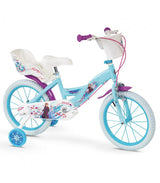 Pack bicicleta Toimsa 16'' Frozen II Disney con cesta y portamuñecos