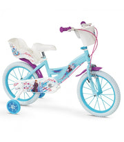 Pack bicicleta Toimsa 16'' Frozen II Disney con cesta y portamuñecos
