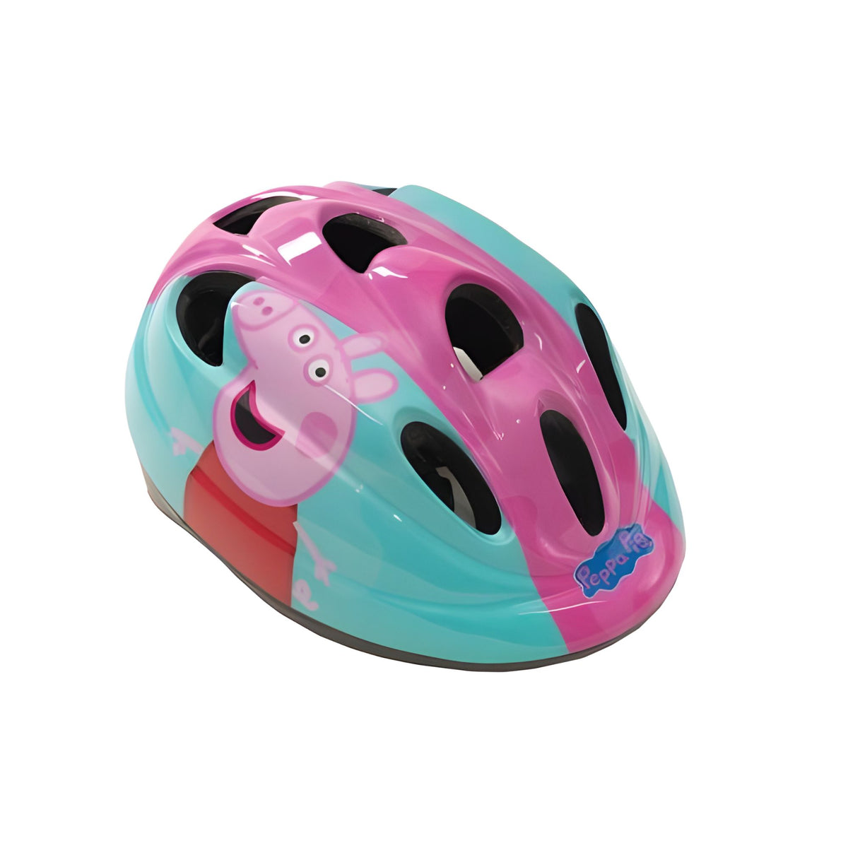 Casco infantil Peppa Pig Toimsa ajustable a juego con la bicicleta