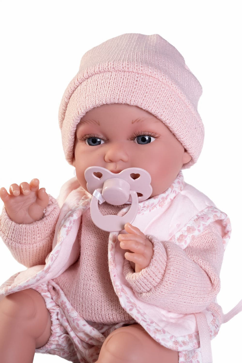 Toneta 70364 con jersey rosa y flores
