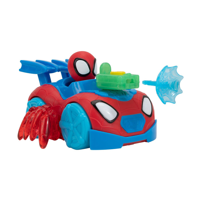 Toy Partner Spidey and his Super Team Light N Go Web Crawler Vehicle (SNF0201)