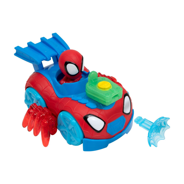 Toy Partner Spidey and his Super Team Light N Go Web Crawler Vehicle (SNF0201)