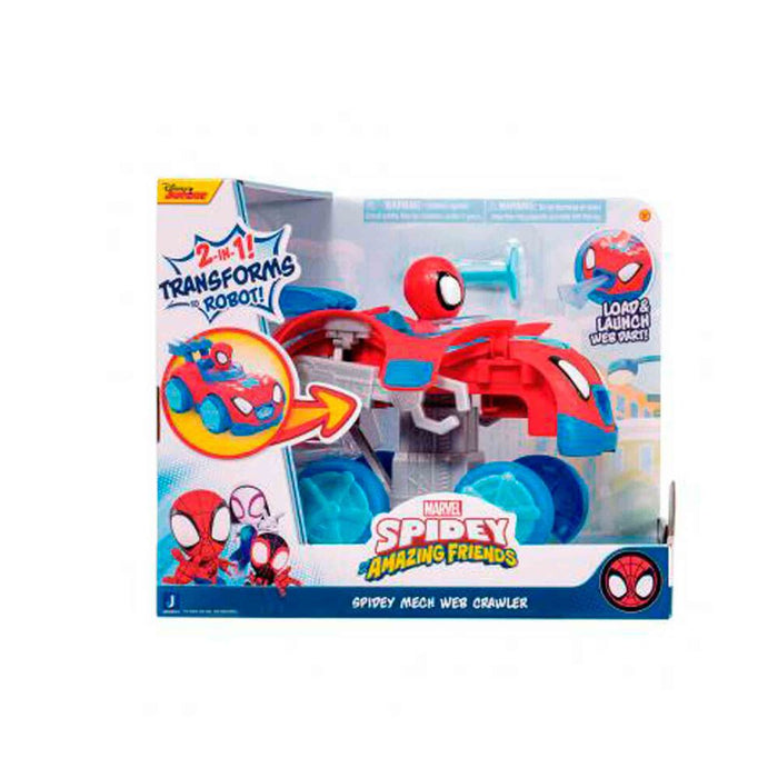 Toy Partner Vehicle Spidey Mech Web Crawler Spidey Amazing Friends Marvel (SNF0167)