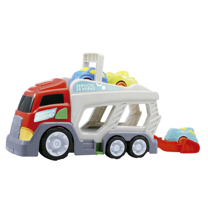 Toy Planet Truck Transports Cars 4 Vehicles (0C380)