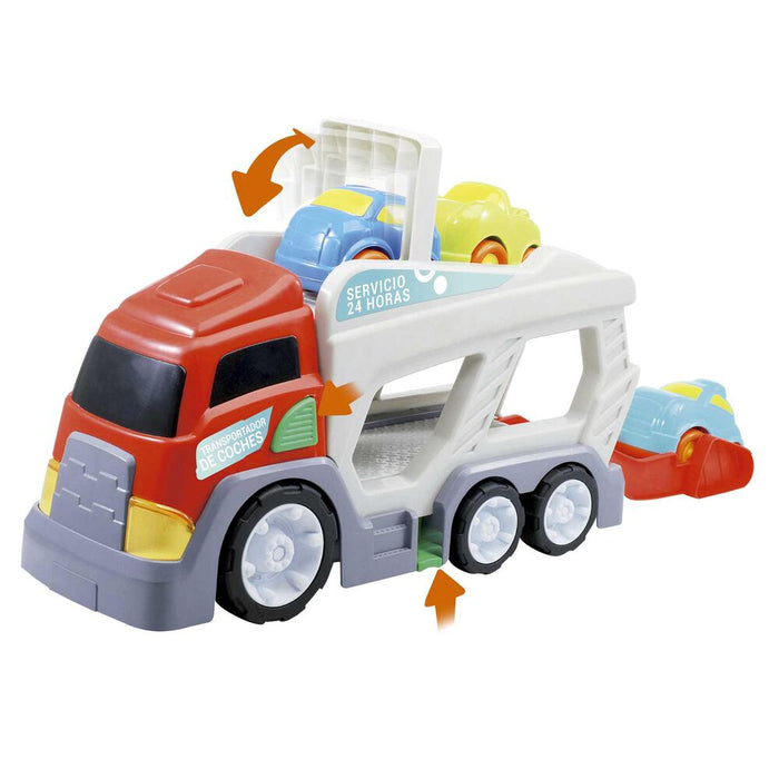 Toy Planet Camión Transporta Coches 4 Vehiculos (0C380)