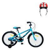 Pack Bicicleta 20'' XS20 Azul + Casco Infantil - UMIT