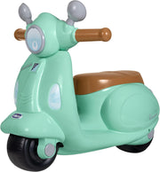 Vespa Primavera Mint Green Chicco con ruedas de soporte removibles para modo de conducción fácil, diseñada para crecer con el niño desde 12 hasta 18+ meses
