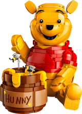 Vista completa Winnie the Pooh LEGO 43300 amarillo rojo 23 cm altura Disney
