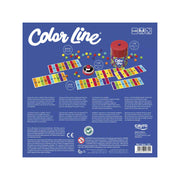 Vista del contenido completo del juego Cayro Action Games Colorline 332 con las 90 bolas de colores, tablero de juego y accesorios incluidos
